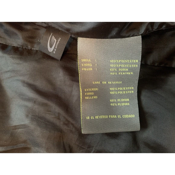 Kenneth Cole Reaction Puffer Jacket Womens Small Black Down & Feather Fill Coat - Picture 9 of 14